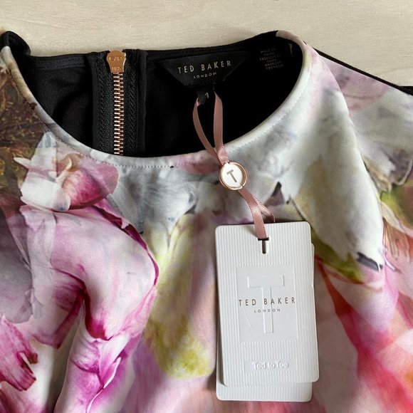 🌸6x HP🌸 NWT Ted Baker London Milisa Floral Dress - Picture 9 of 16